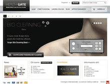 Tablet Screenshot of healthgate.it